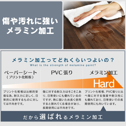 木製デスクワゴン フリーク
