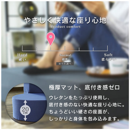 ウレタンソファー 2人掛け 2人用ソファ ソファ ローソファー ソファーベッド フロイデ 2P