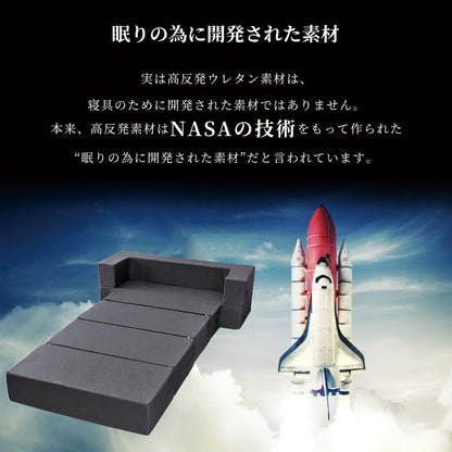 ソファ ソファー ローソファー クッション ソファベッド ソファーベッド マットレス ソファ グイド2P