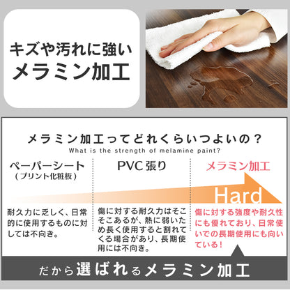 【幅80】パソコンデスク  エルモサロータイプ