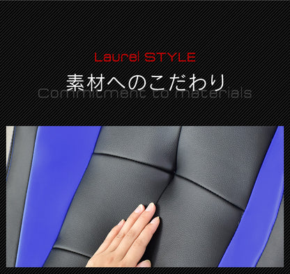 ゲーミングチェア ひとりがけソファ パーソナルソファ リクライニング 無段階 オットマン付 レザー 合皮 ローレル
