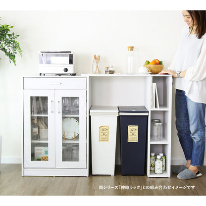 【幅60】 食器棚 リリーロー