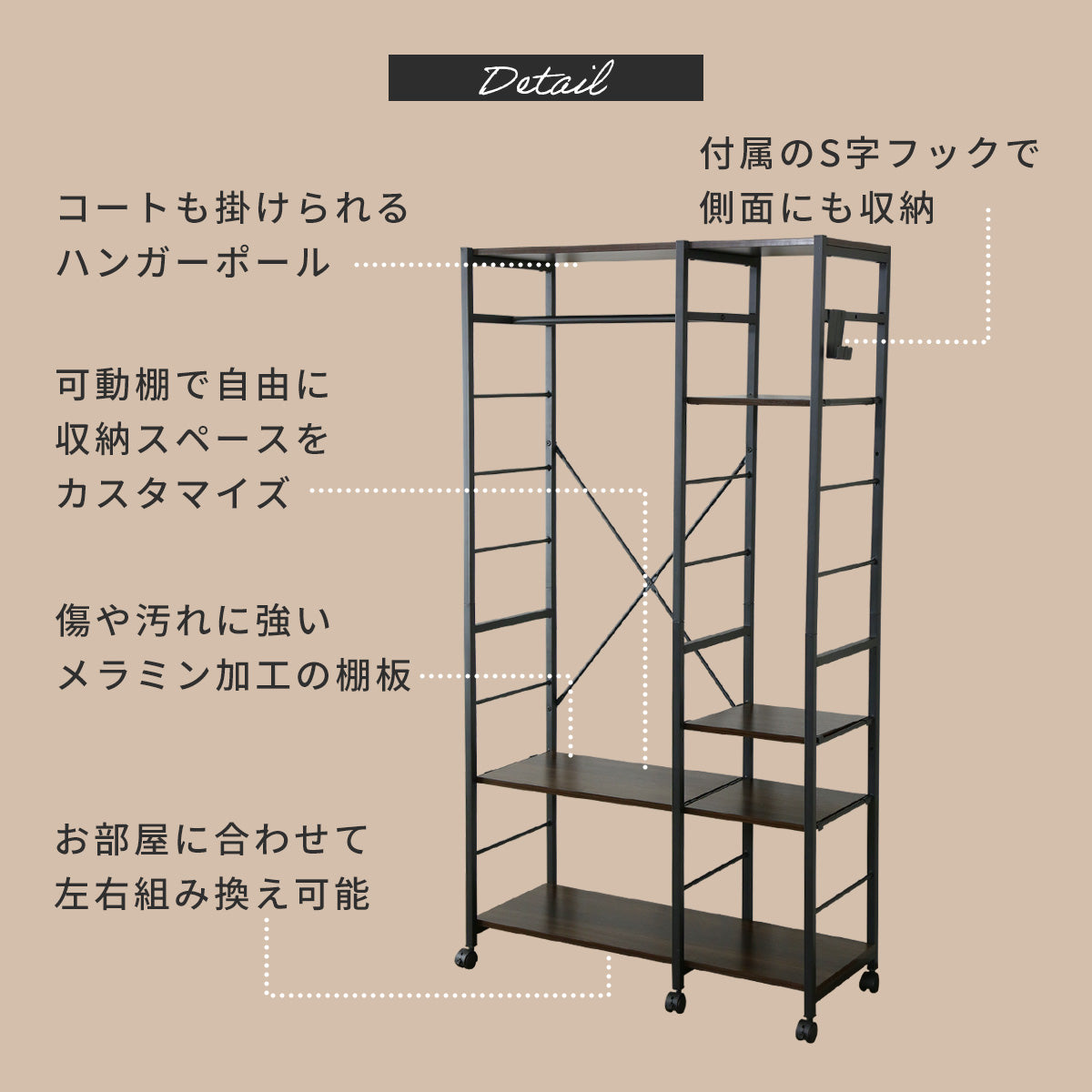 マルチハンガーラック ロン