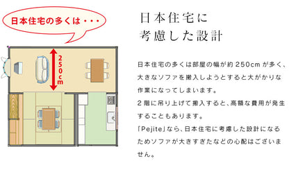 2人掛けアンティーク調ソファ　ペジテ