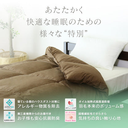 掛け羽毛布団 アースフレンドリー セミダブル