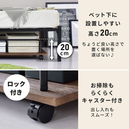 【幅80】ベッド下収納 レジナ