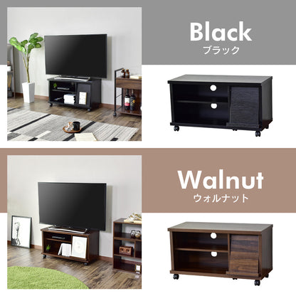 幅80cm テレビ台 コンパクト キャスター付き ステラ80cm